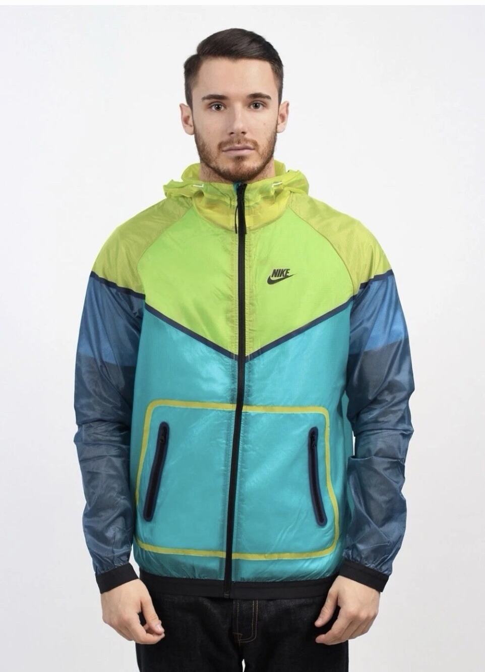RARE Vintage Nike Men’s Tech Hyperfuse Windrunner Jacket Size Medium C00126